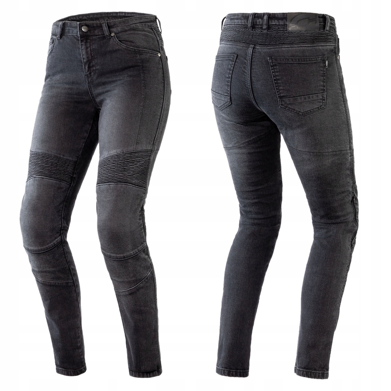 Dámske Džínsové Motocyklové Nohavice S Chráničmi