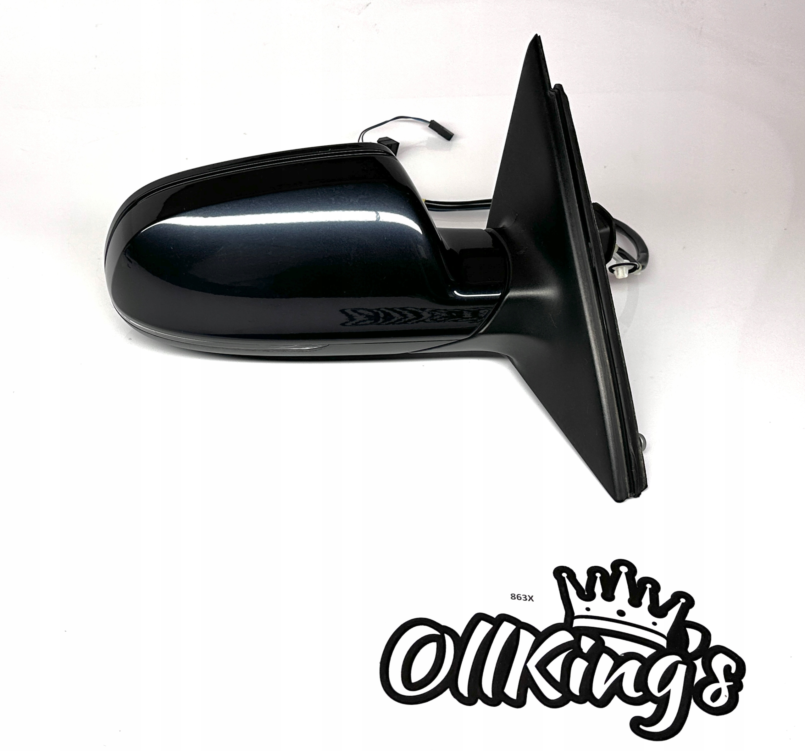 AUDI A4 S4 B8 LX5R mirror right exterior 6 PIN + 2