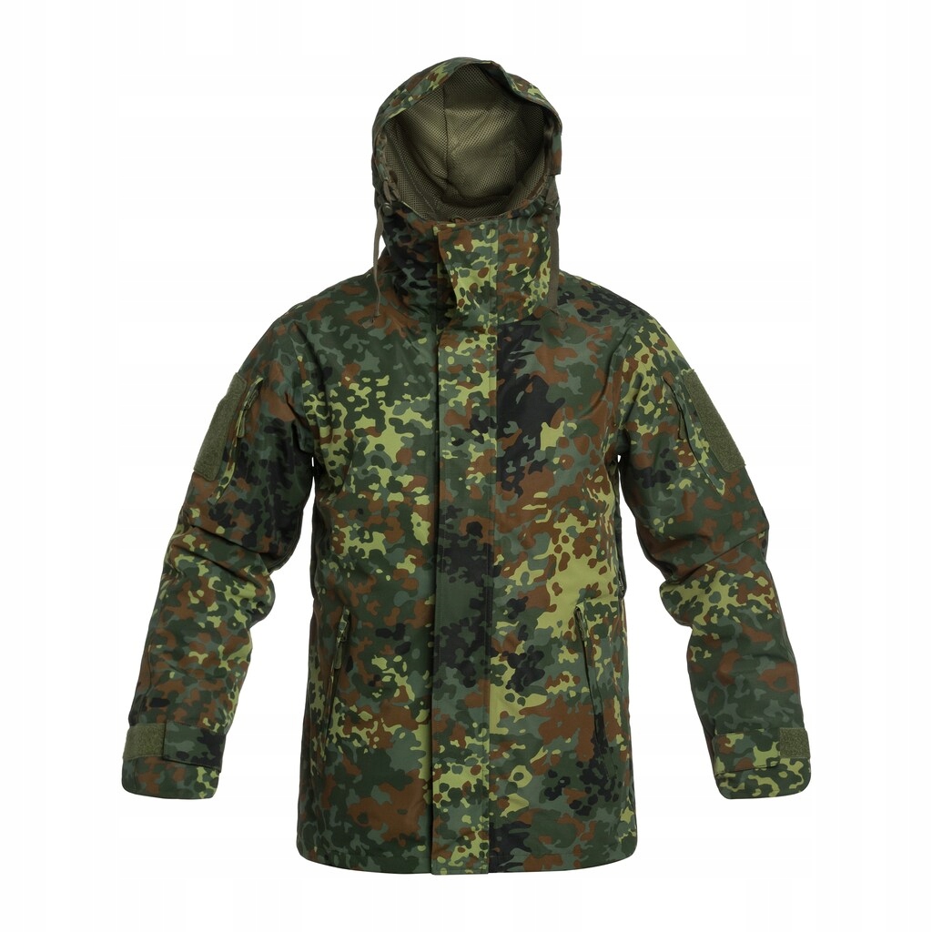 Bunda Mil-Tec Ecwcs Wet Weather Gen.II s kapucí a podšívkou Flecktarn 3XL