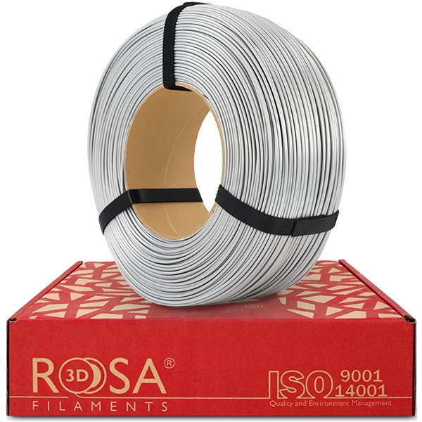 ReFill Filament 3D Asa 1,75mm Silver 1kg ROSA3D Filaments