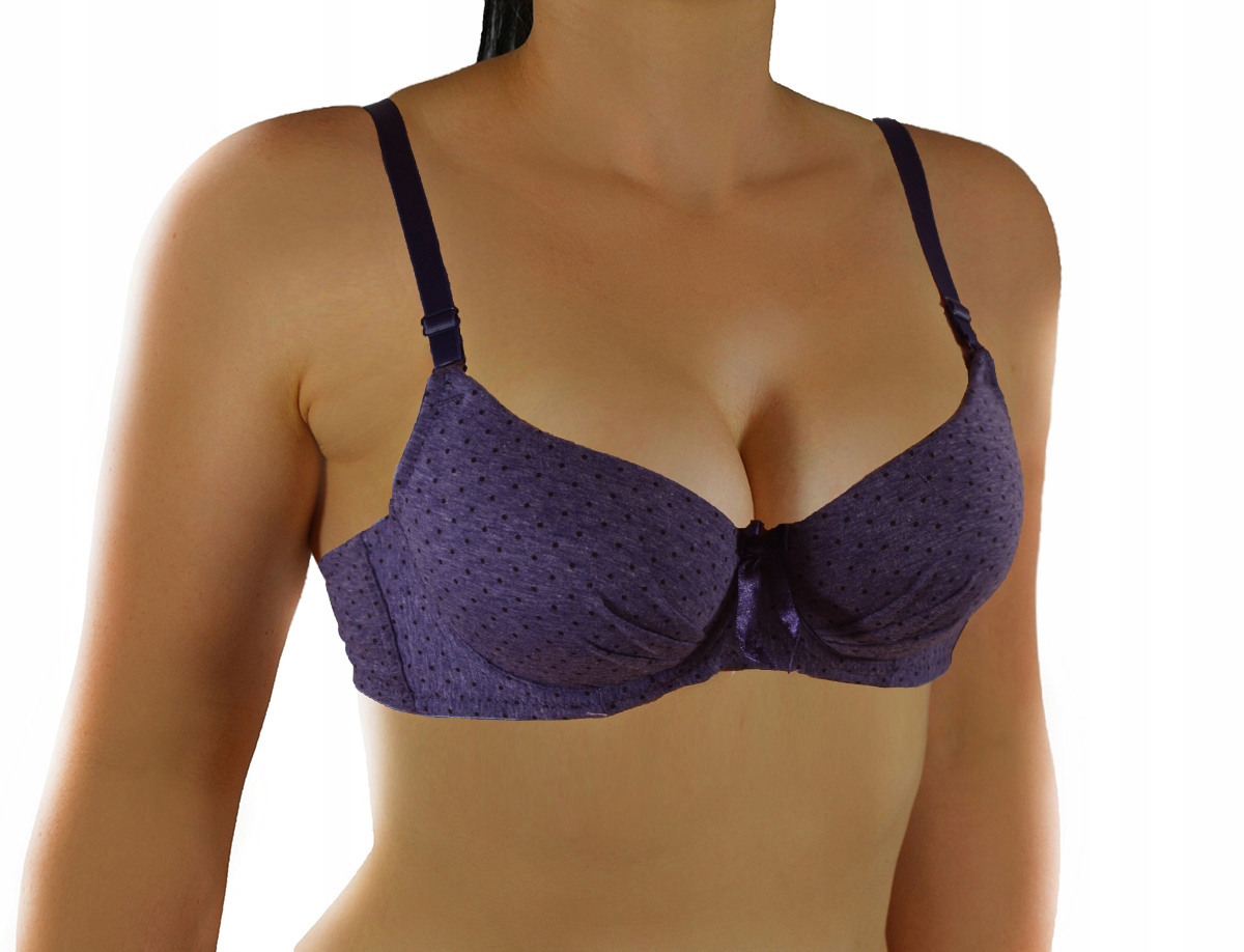 

Max push up w groszki miły materiał B 75 grafit