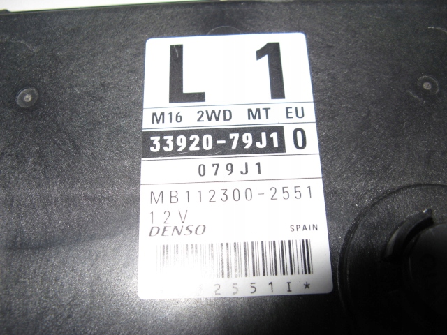 computer SEDICI,SUZUKI SX4 1.6 16V