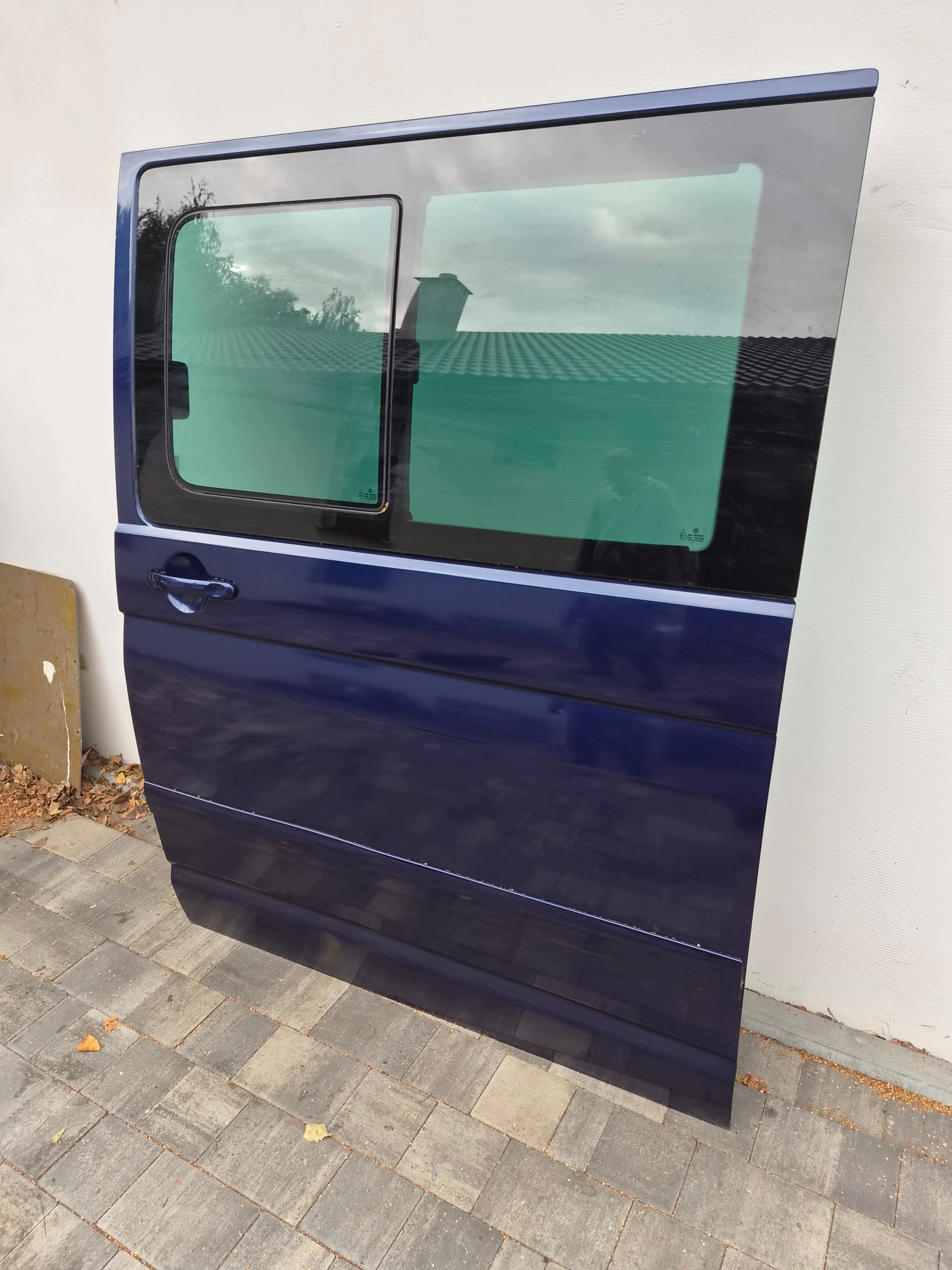 door sliding VW T5 T5 lift side left blue/ granatowe stan bdb