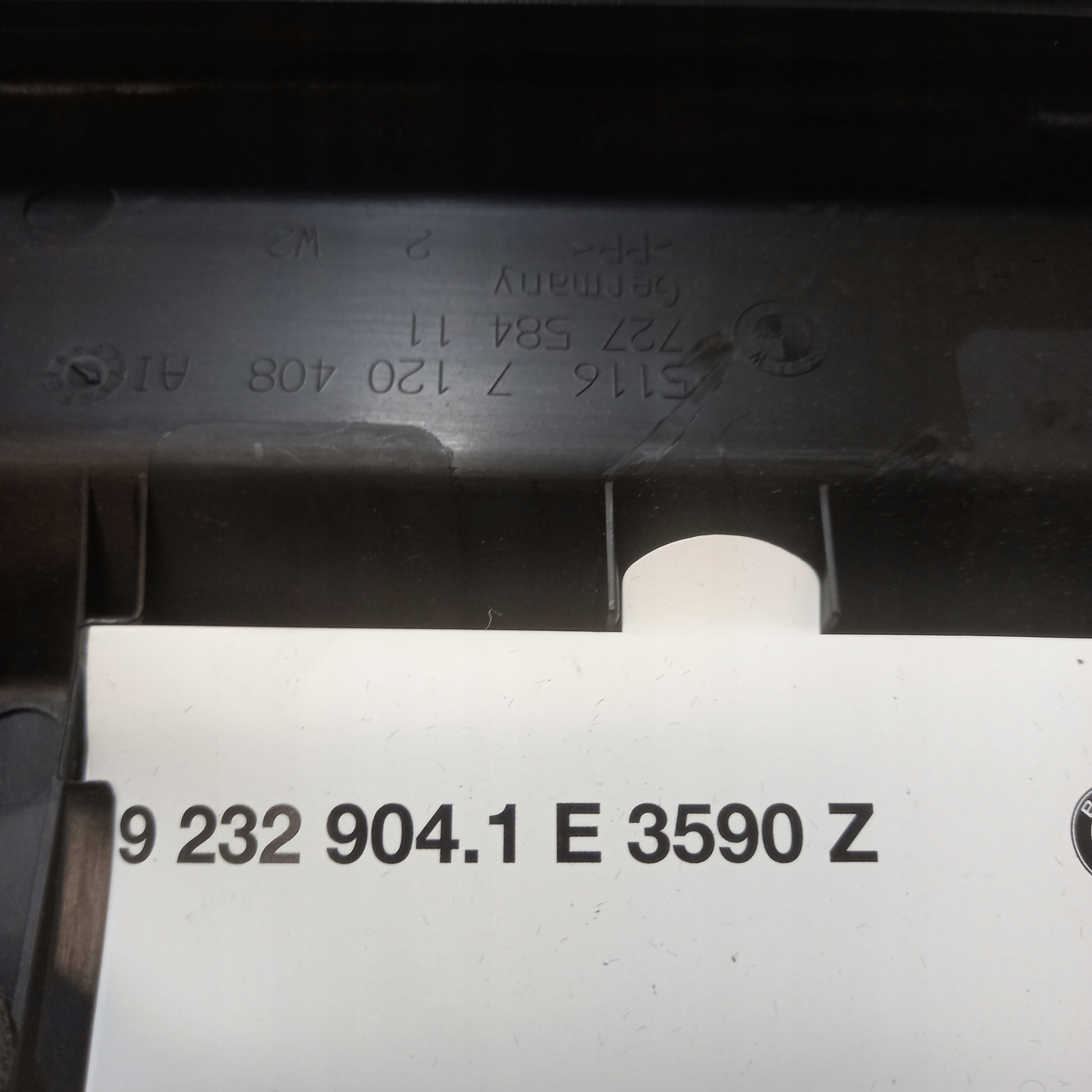 pretinac suvozača suvozača BMW E90 51167075479 92329041E3590Z