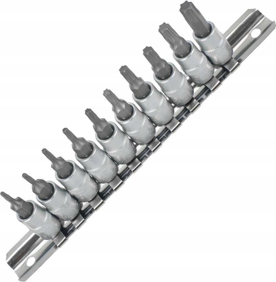KOMPLET NASADKI TORX T 7-T40 10 szt.