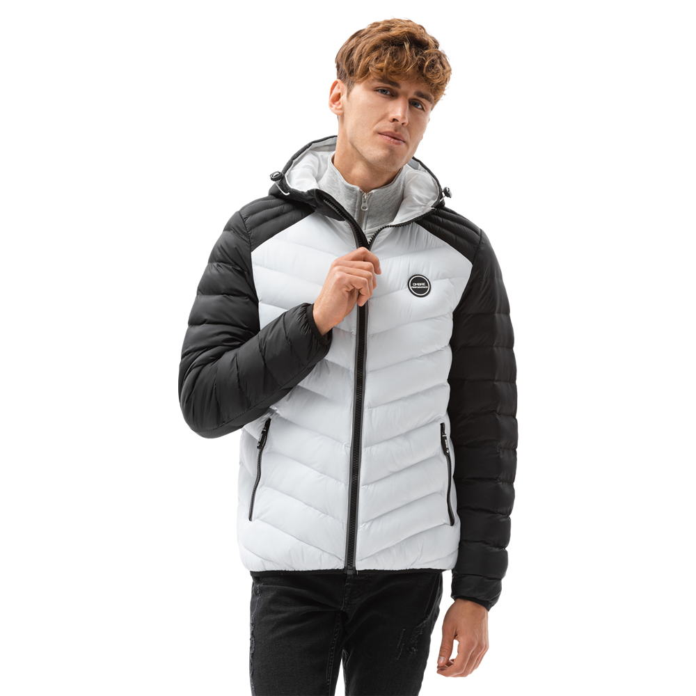 

Kurtka męska przejściowa C366 biała L