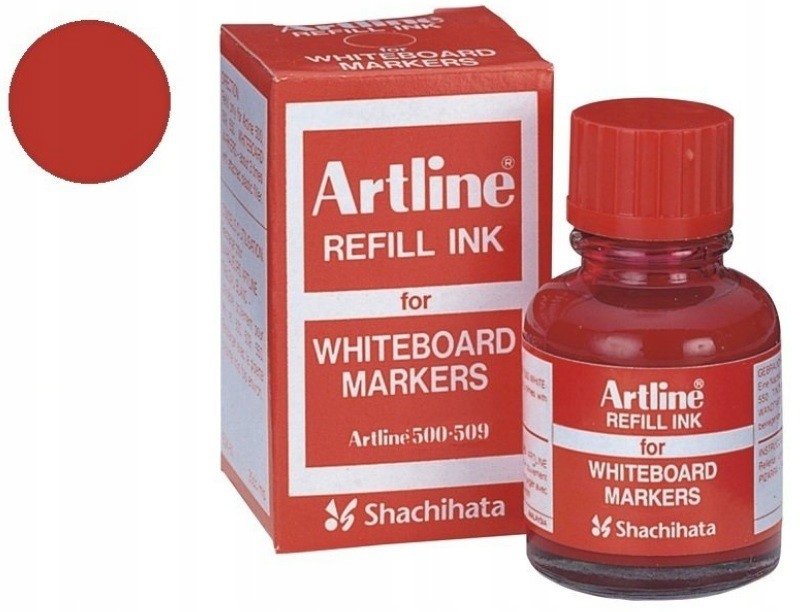 

Tusz Artline Do Markerów Suchoscierlnych Czerwony