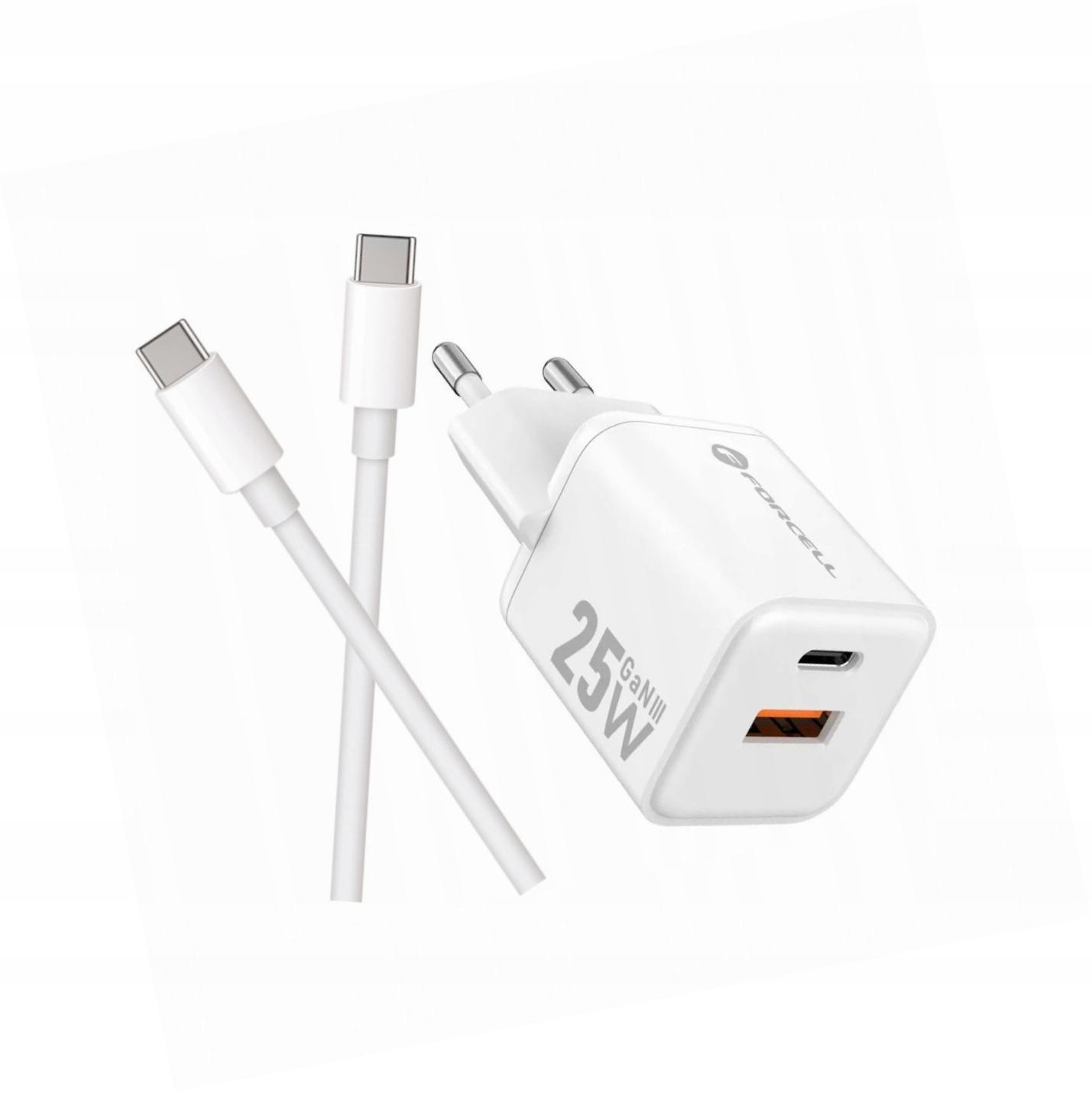 Szybka ładowarka Gan 25W z długim kablem Usb-c do Samsung Galaxy S24 Plus