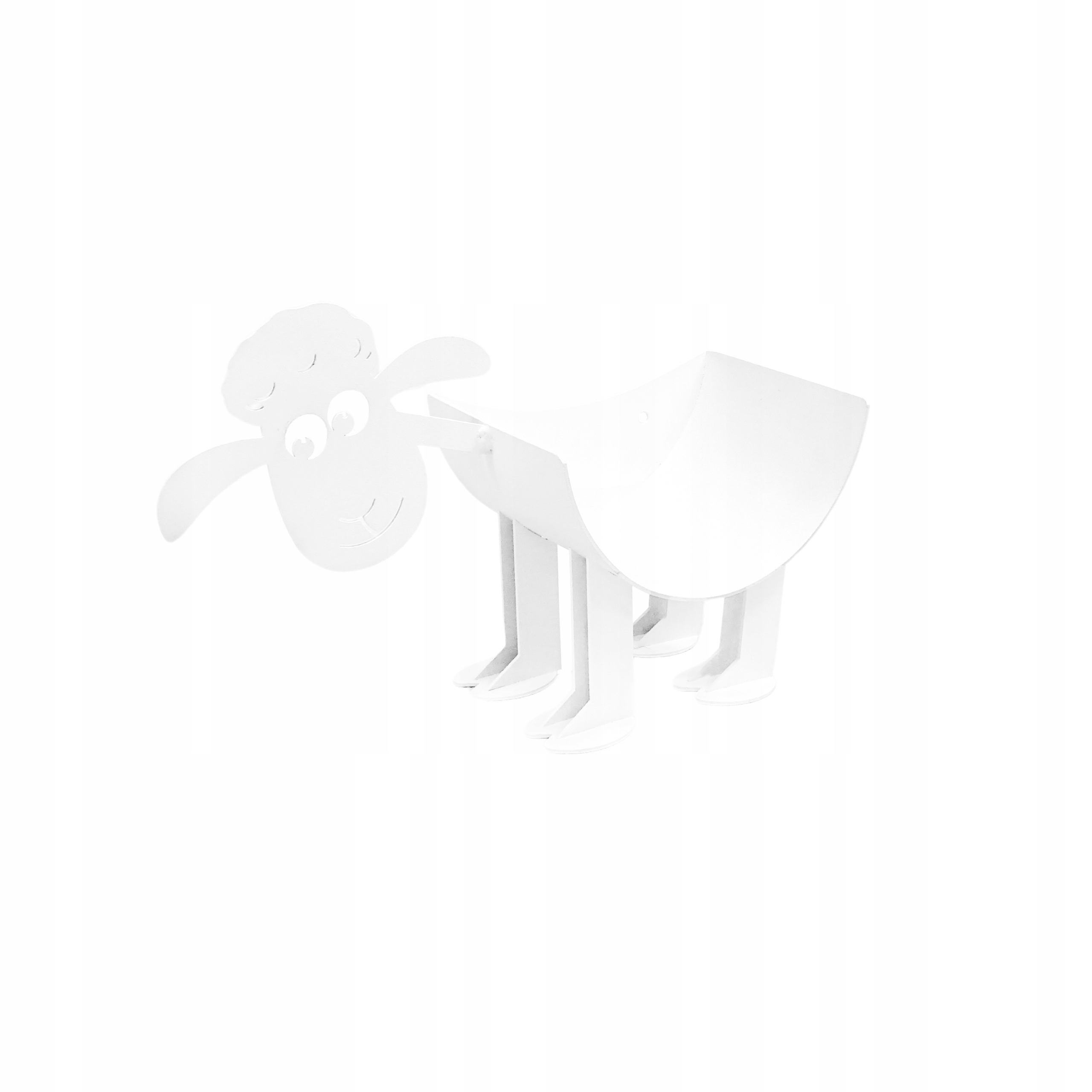 OWCA NA PAPIER TOALETOWY MAŁA STOJĄCA BIAŁA EAN (GTIN) 5905454650090