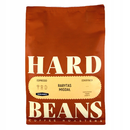 Levně káva Hard Beans Rarytas Mandle 1 kg Espresso