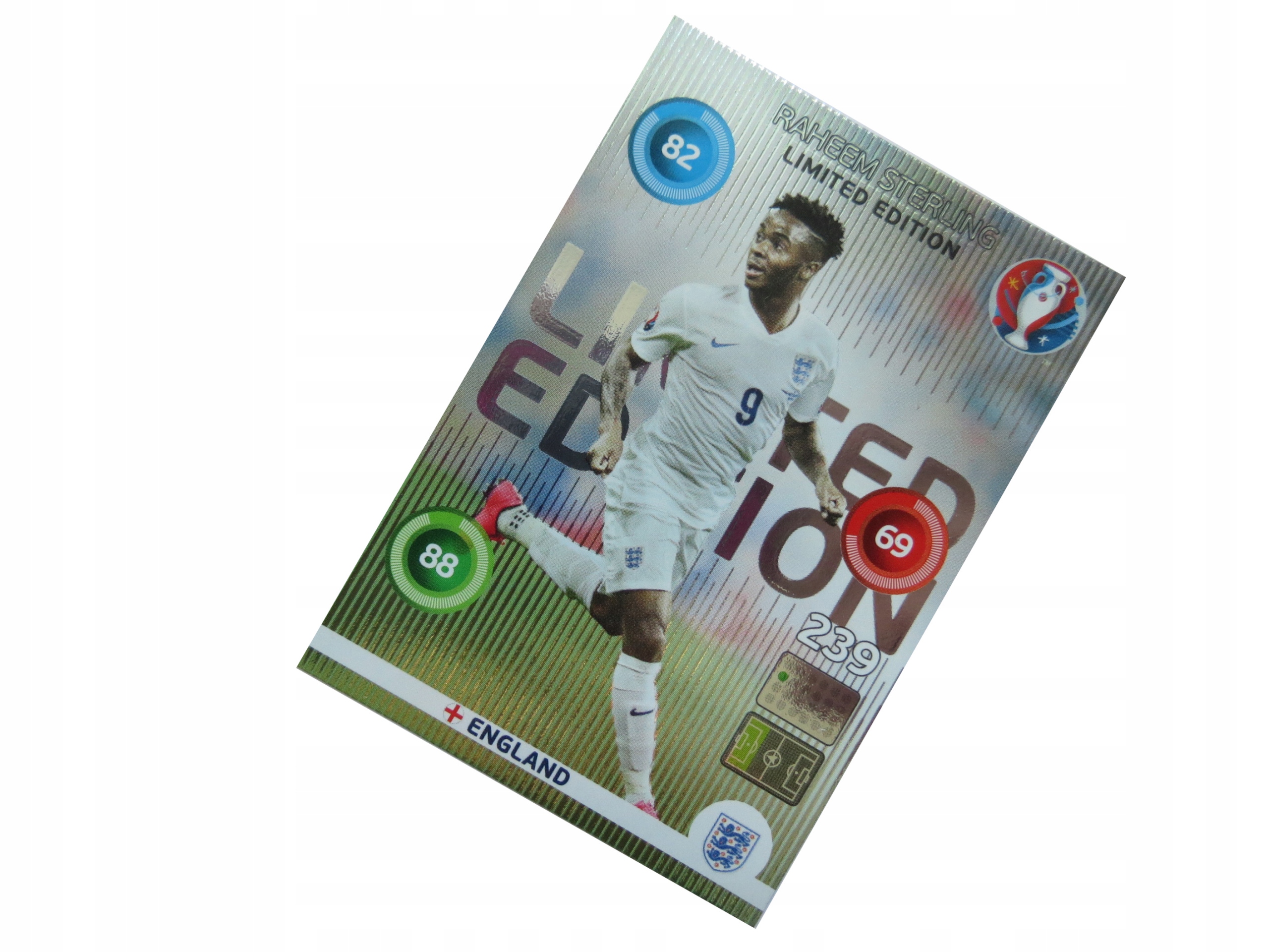 Panini Uefa Euro 2016 Karty Piłkarskie Limited Raheem Sterling England