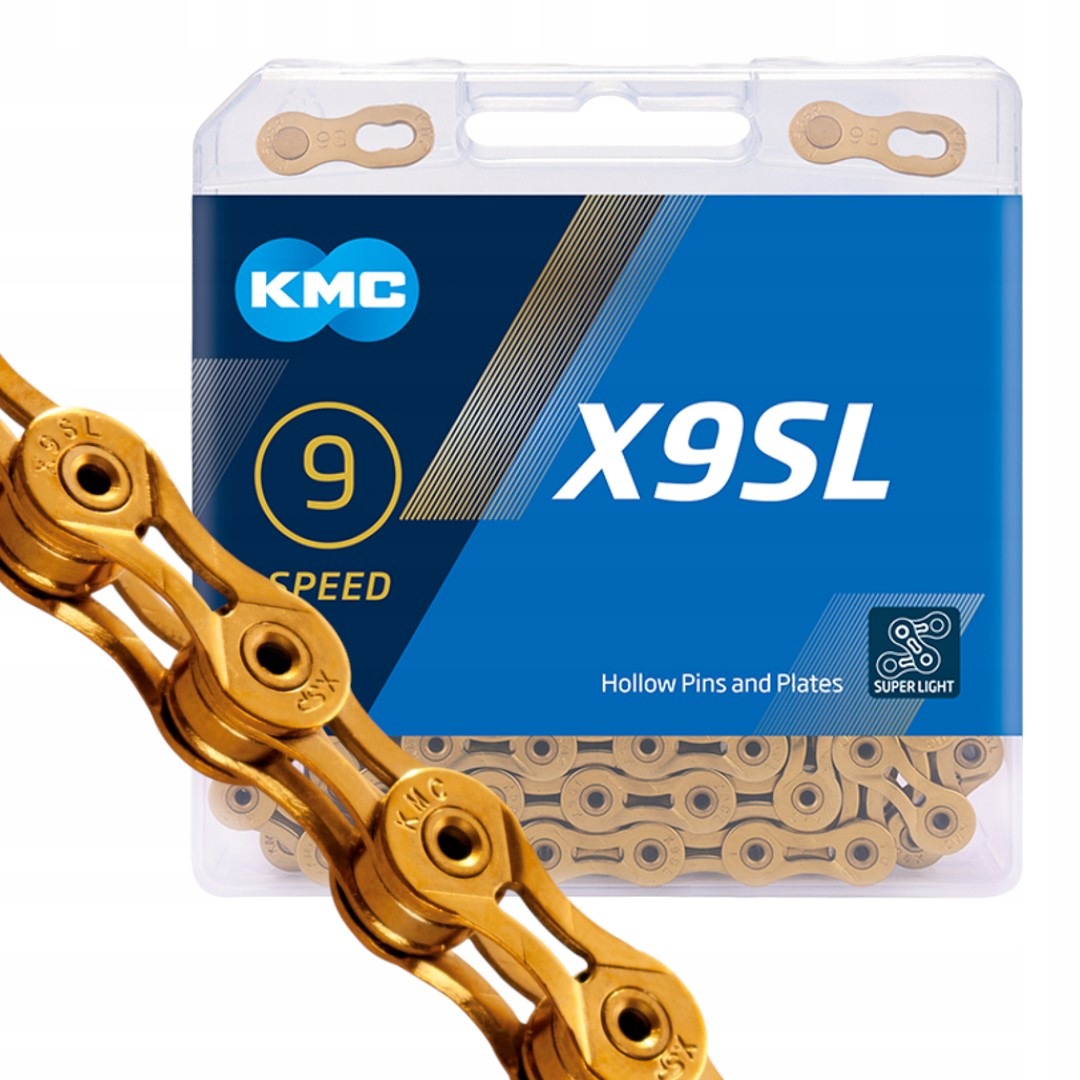 Řetěz Kmc X9SL Ti-N zlatý