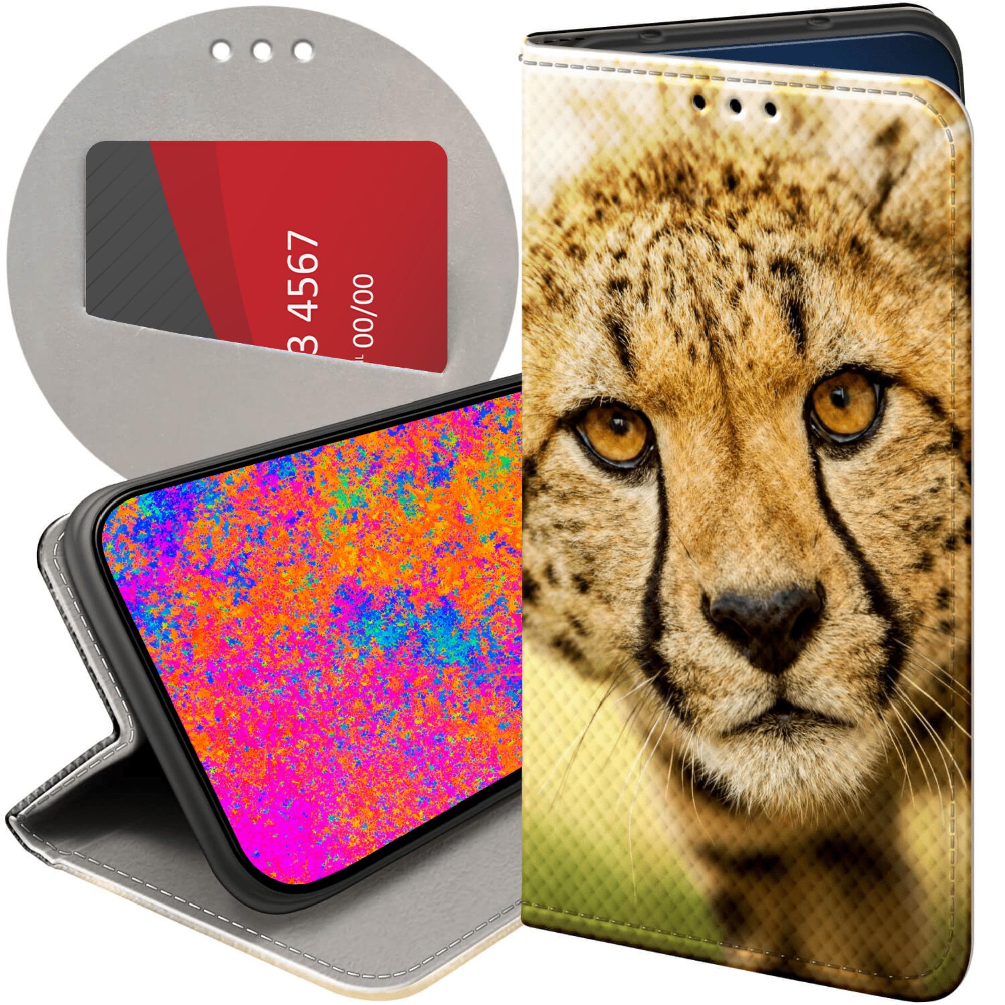 Etui Z Klapką Do Samsung Galaxy S23 Plus Gepard Cętki Panterka Case