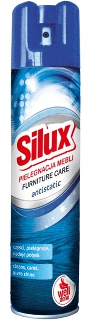 Levně 5X Silux, Sprej na čištění nábytku, antistatický, 300 ml