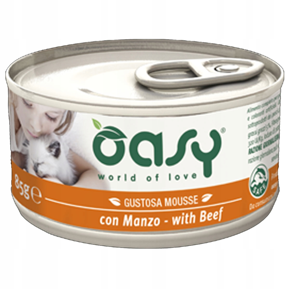 Oasy Caprice Mousse s hovězím masem 85g