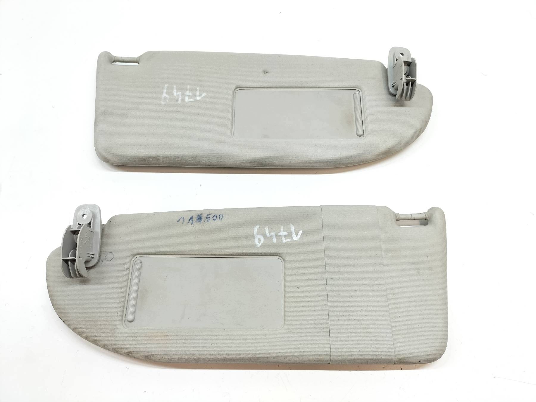 visors PRZECIWSLONECZNE left right cover KPL Seat Ibiza IV (2008-2017)