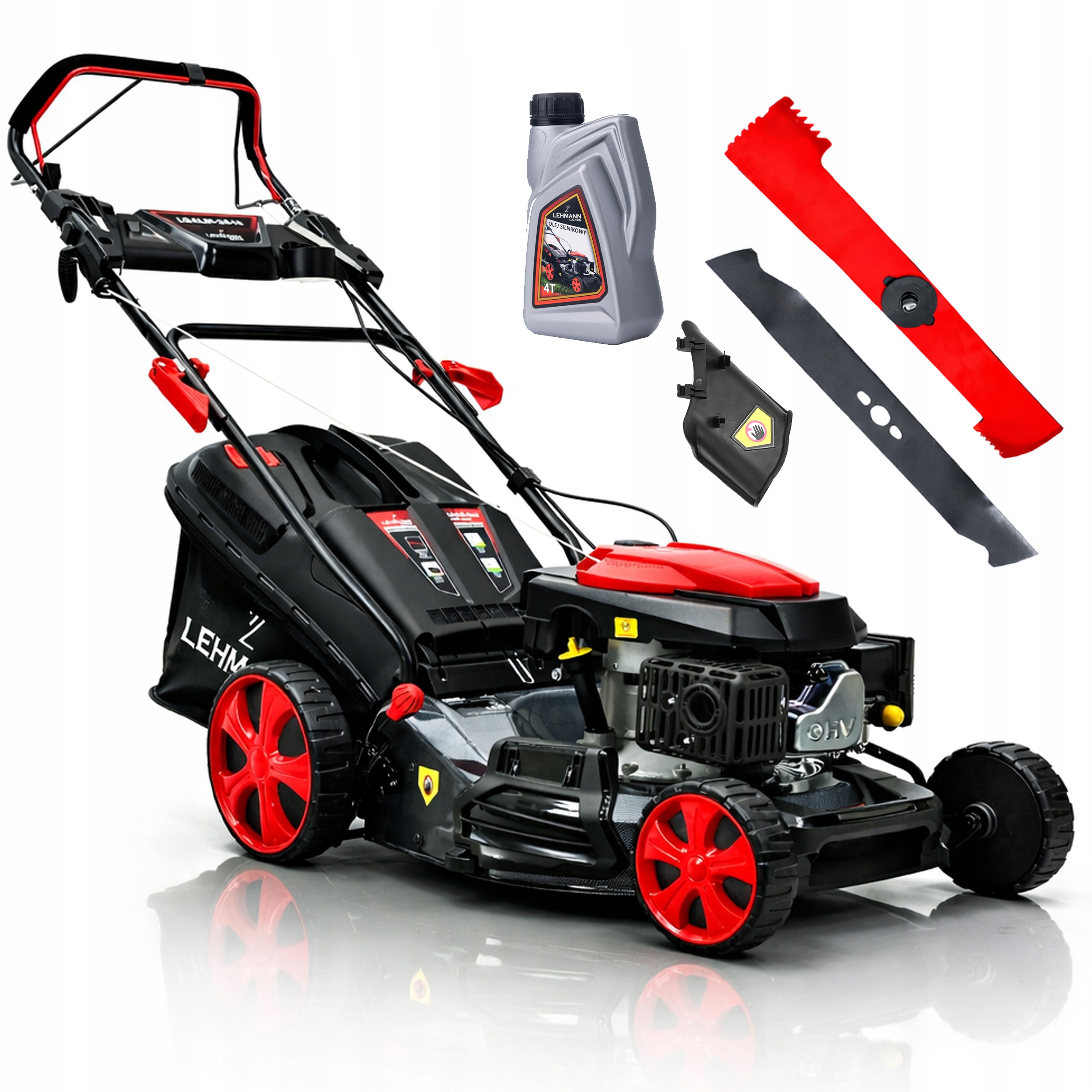 Kosiarka Spalinowa Lehmann Z Napędem Potężna 146CC Mulczowanie 46CM Olej