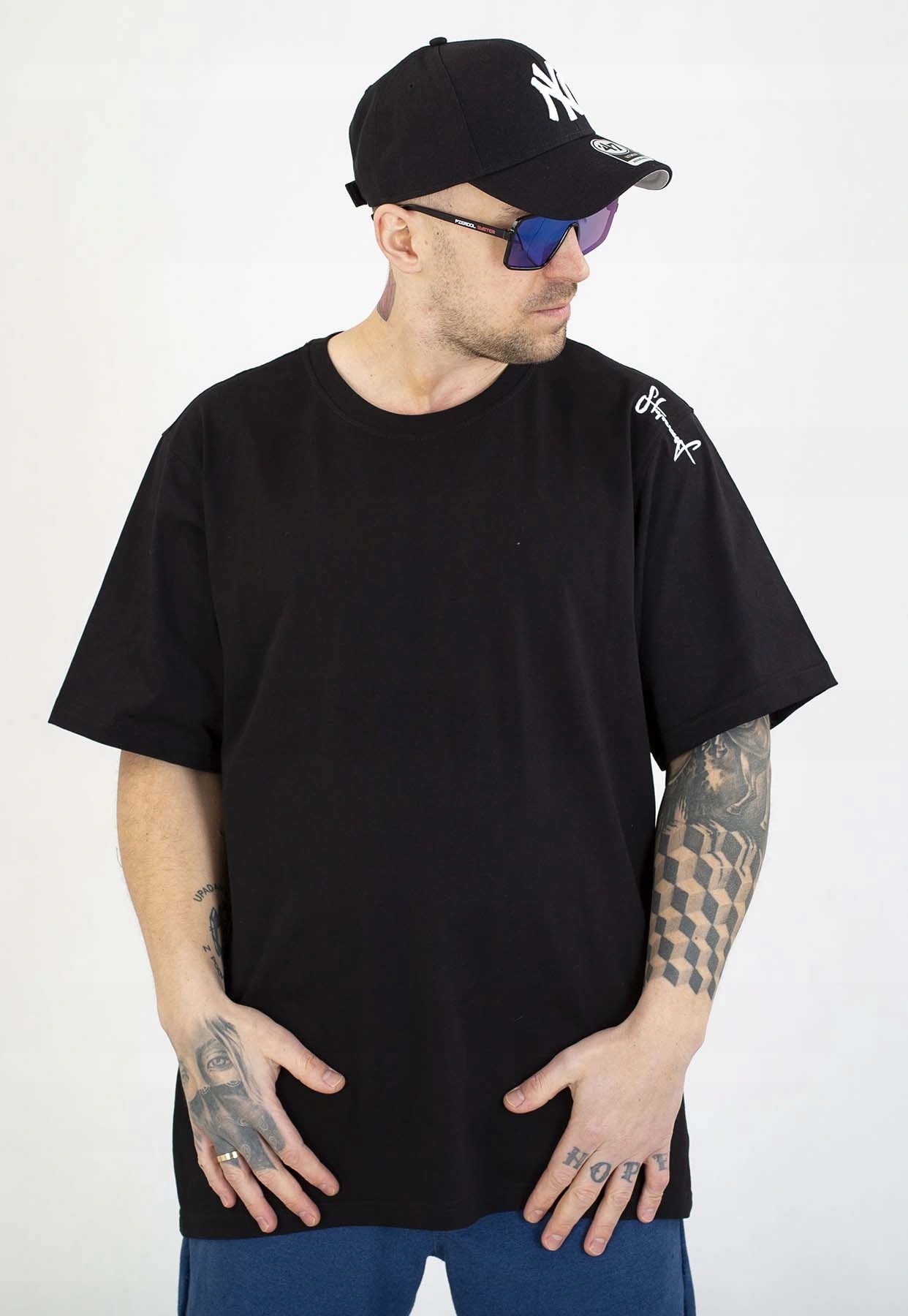 Tričko Stoprocent Haftbark černá bílá