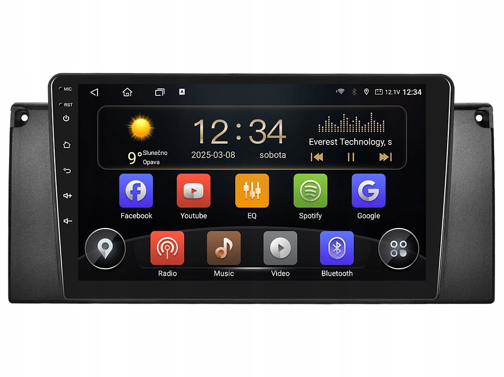 Isudar 2DIN autorádio T72-IEV85 Android, Bmw E39 X5 E53