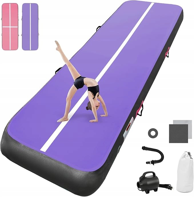 Gymnastická podložka 10 cm/20 cm silná, délka 6 m, šířka 2 m, Airtrack matte