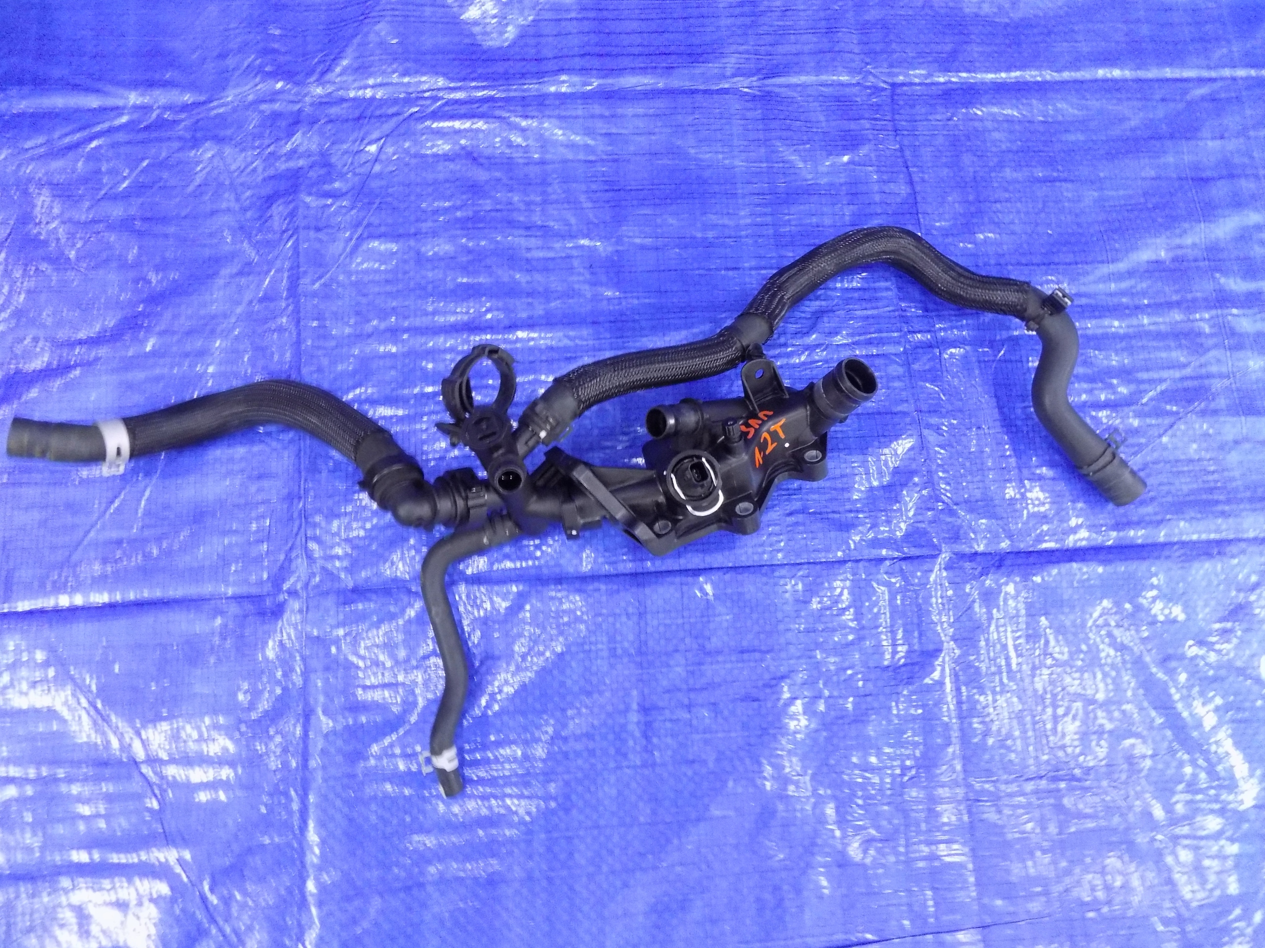 Корпус термостата шланги QASHQAI J11 LIFT 1,2 DIG-T