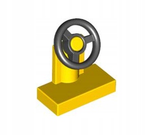 

Lego 9566 żółta kierownica z podstawką