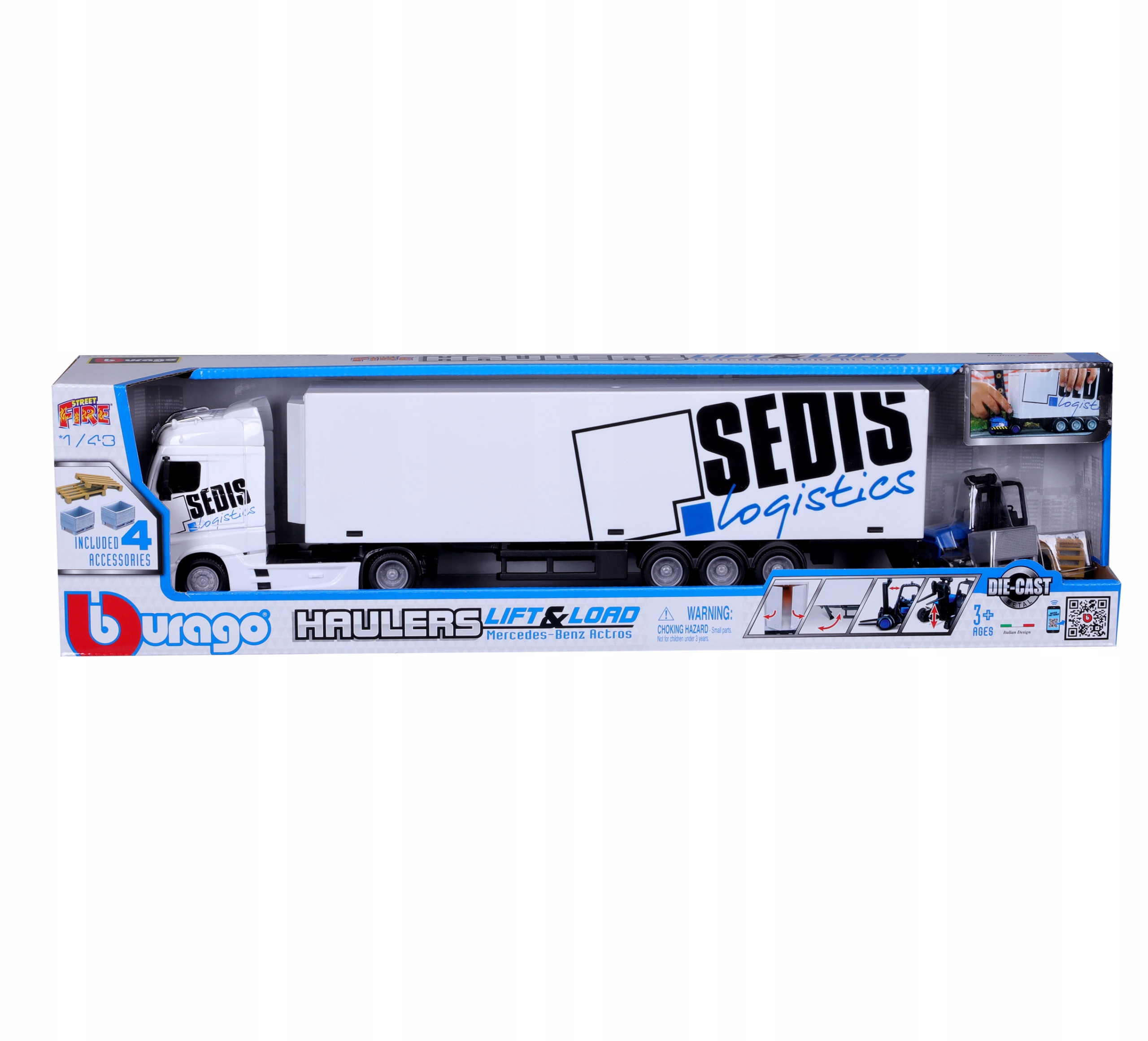 

Ciężarówka Mercedes-Benz Actros Bburago 18-31471