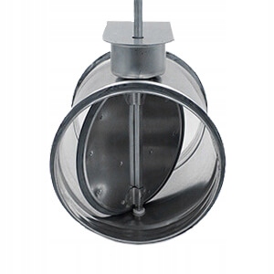 Przepustnica szczelna DSLXMP-160, pod siłownik