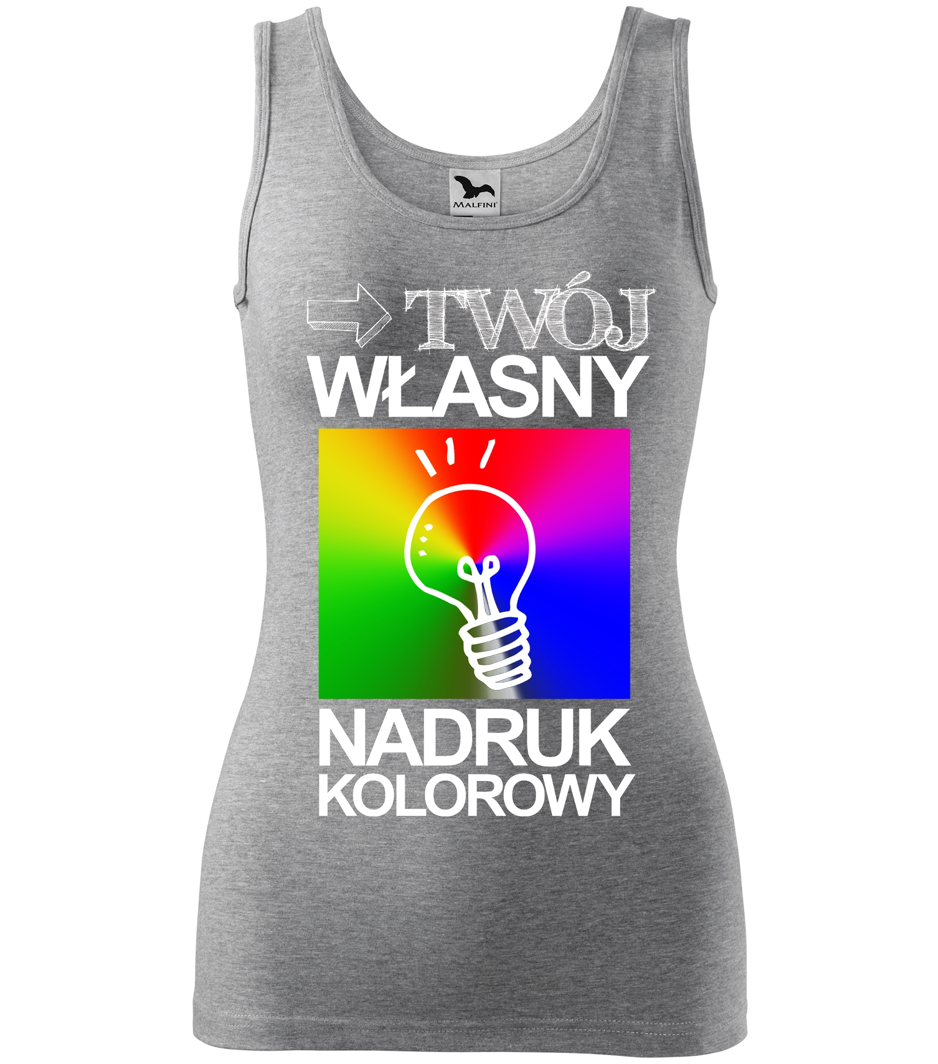 

Top Damski z Własnym Nadrukiem Grafiką S kl12