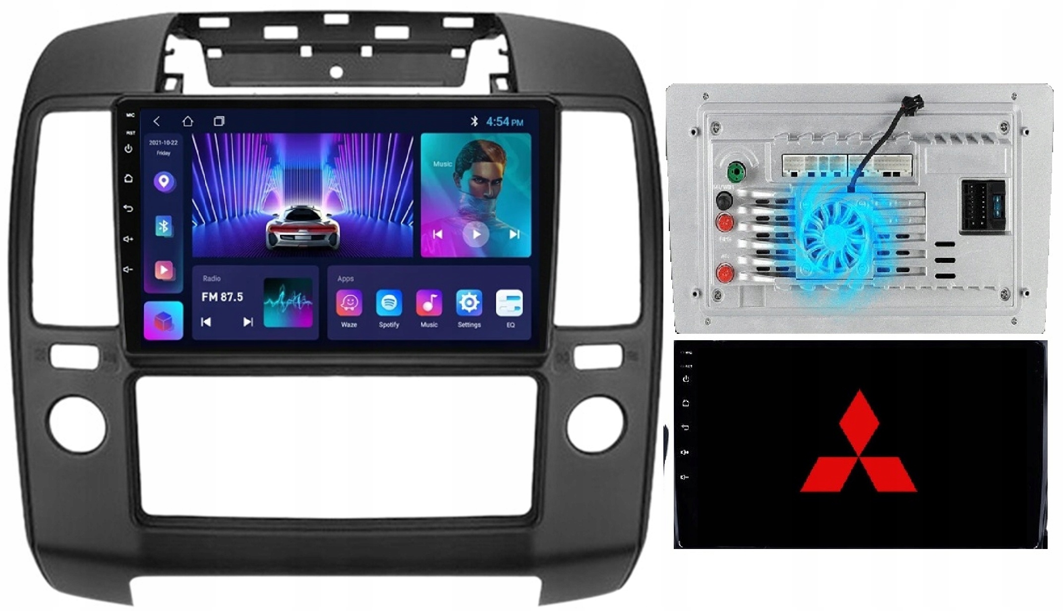 Radio Nawigacja Android Gps Nissan Navara 2006-2012 Carplay +kamera 2/64GB