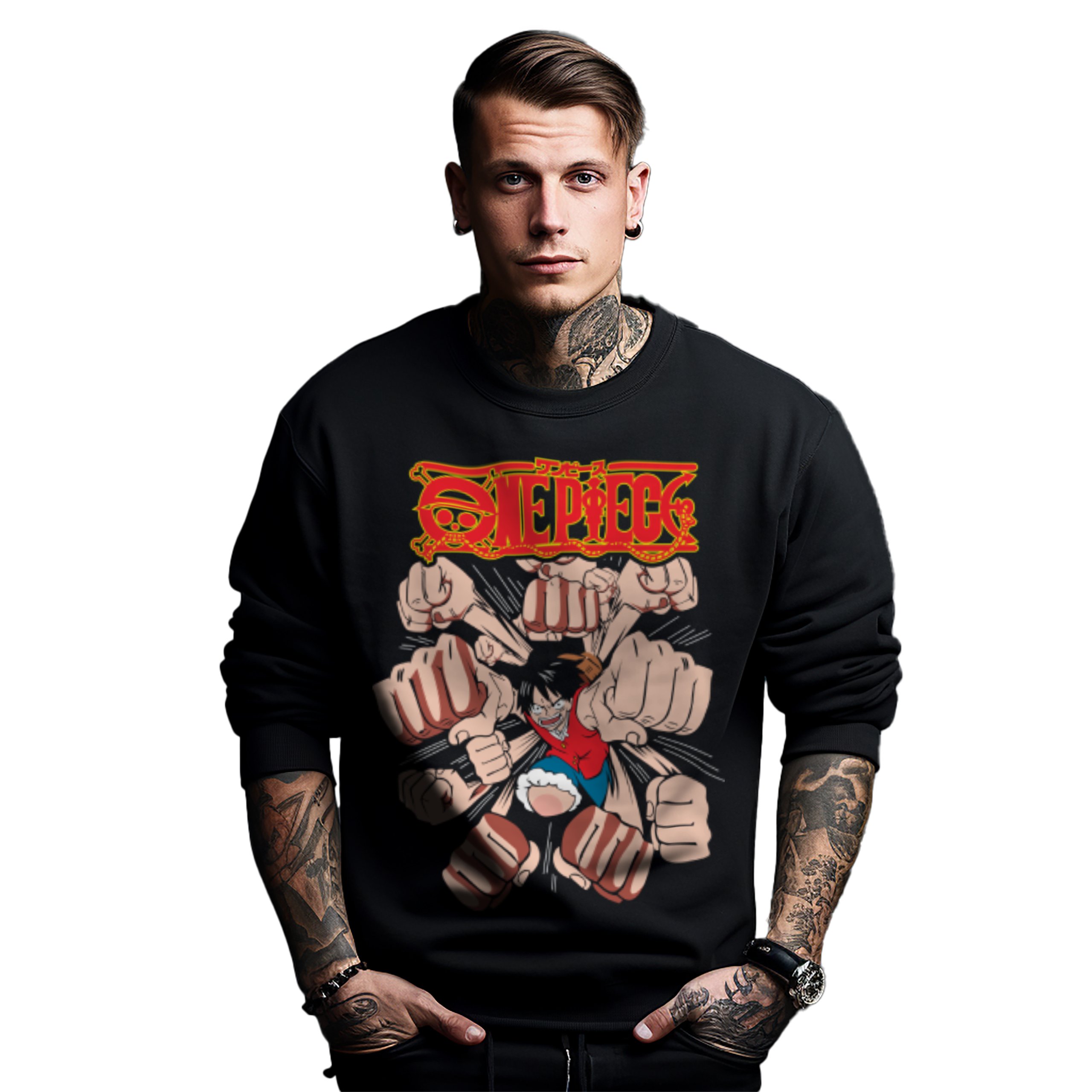 Mikina s potiskem Anime One Piece