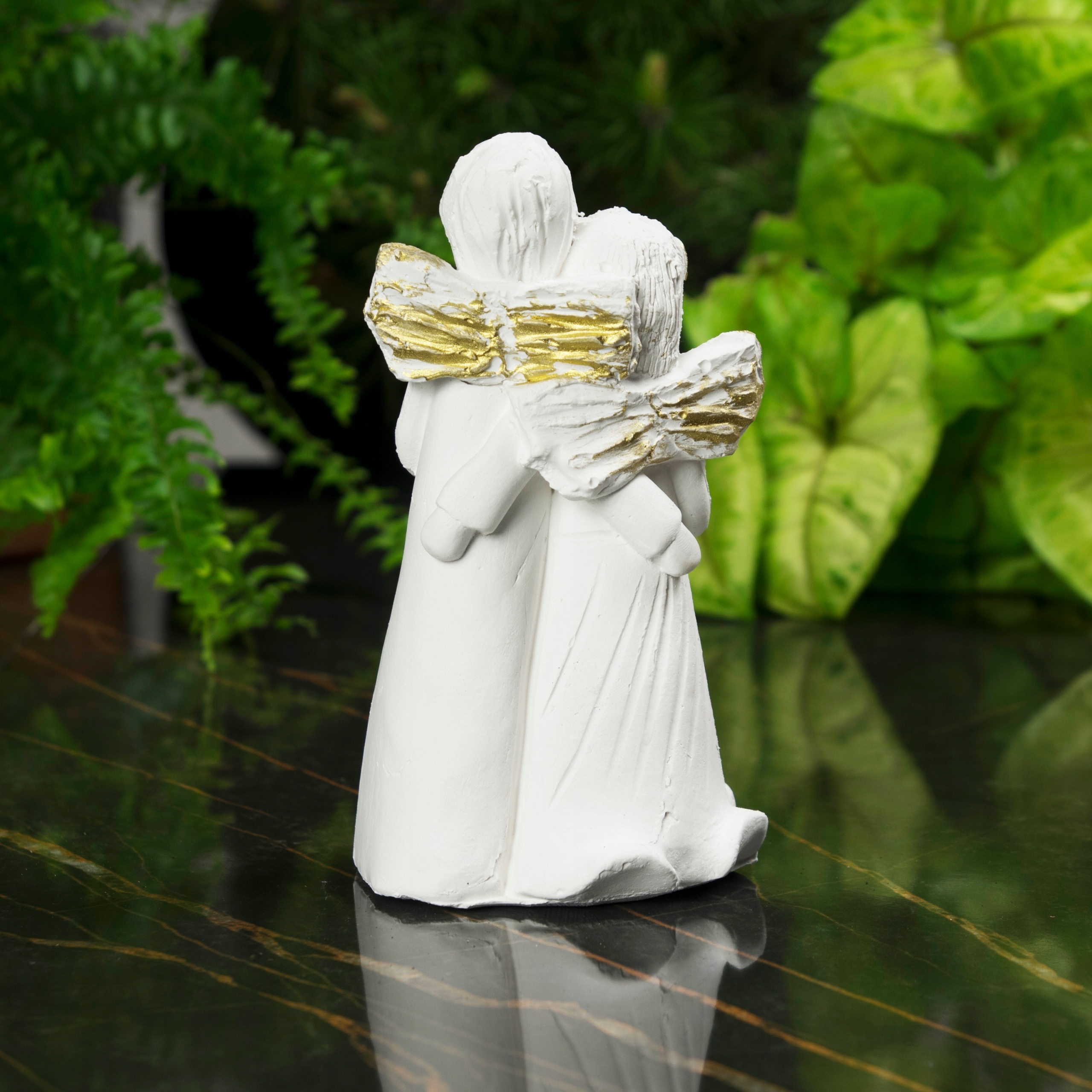 ANIOŁEK ANIOŁKI PREZENT CHRZEST KOMUNIA ŚLUB Kod producenta ANIOL-A9-GOLD-PARKA