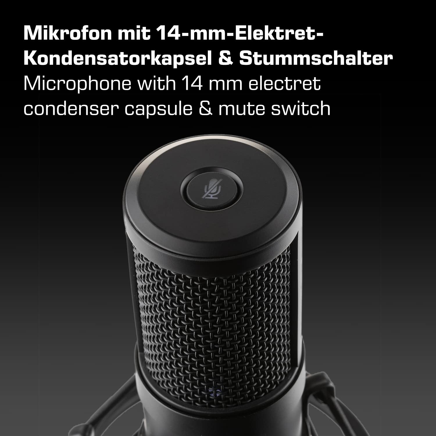 DOCKIN MP1000 Mikrofon USB PC Mac Streaming Stojak Instrumenty Głos — miniatura 4