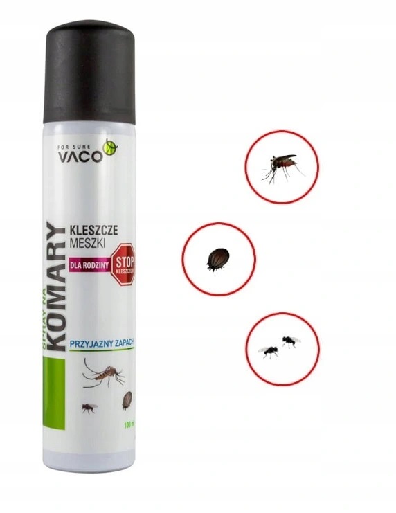 VACO Spray KOMARY KLESZCZE MESZKI 100 ml RODZINNY