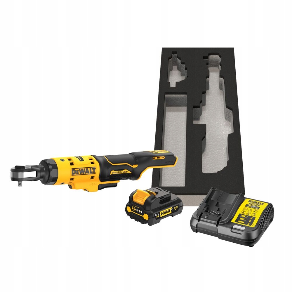 skrutkovač, račňa 54Nm 1/4'' 12V 1x3,0Ah DeWalt [DCF504L1G-QW]