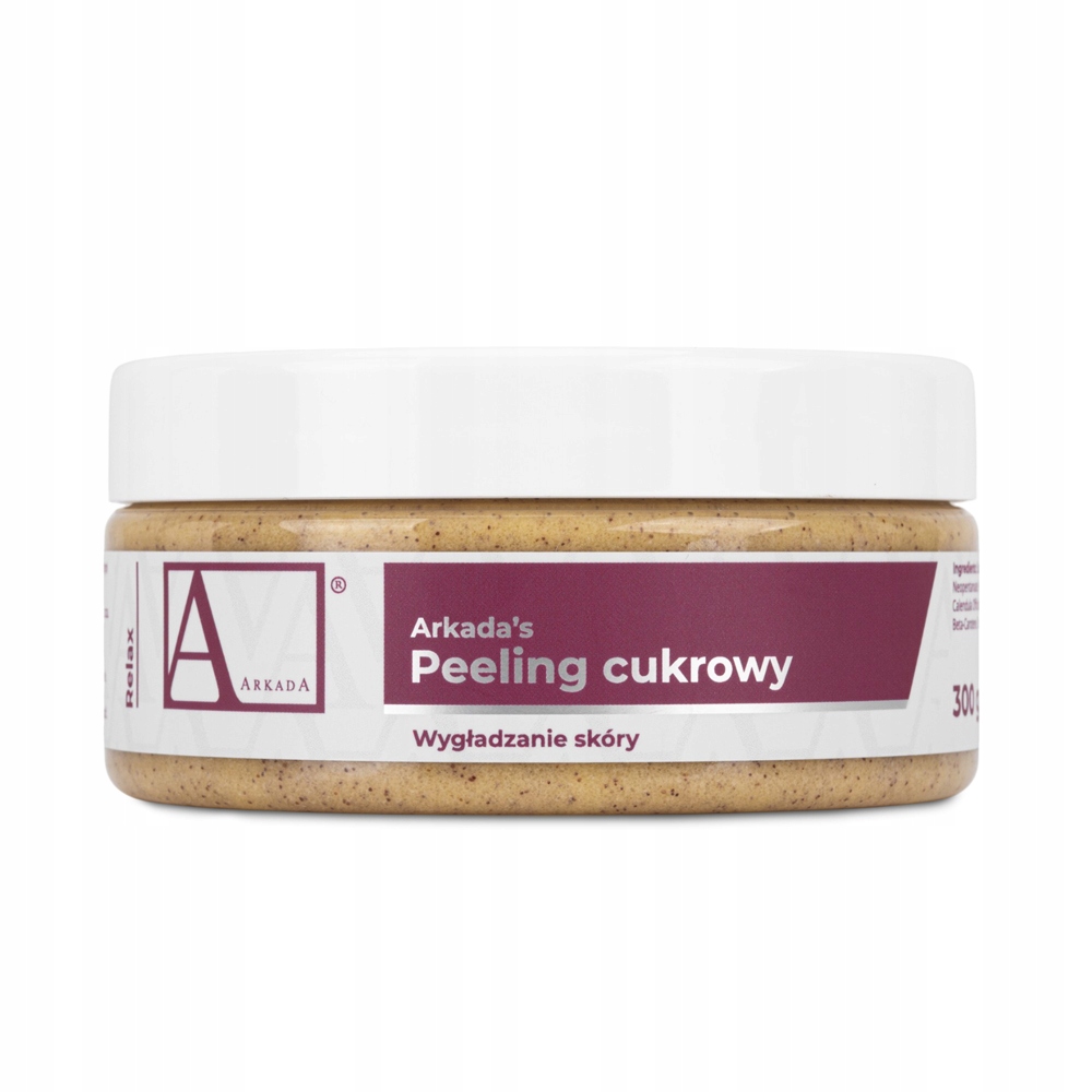 Cukrový peeling Na Nohy a dlaně Arkada 300 g Relaxační mechanický zrnitý peeling