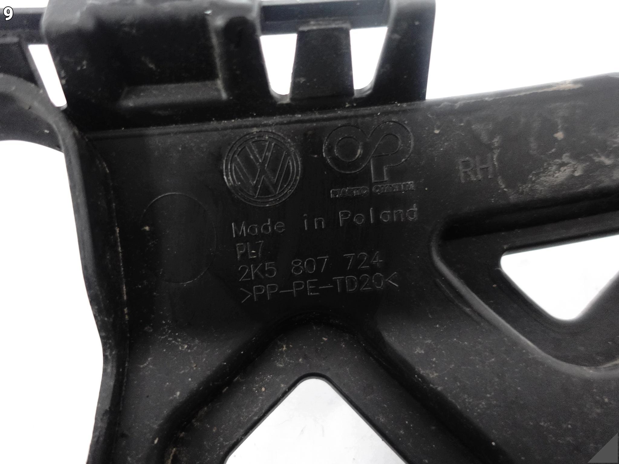 VW CADDY IV 2K5 LIFT 15-20 support PROWADNICA holder W bumper front right