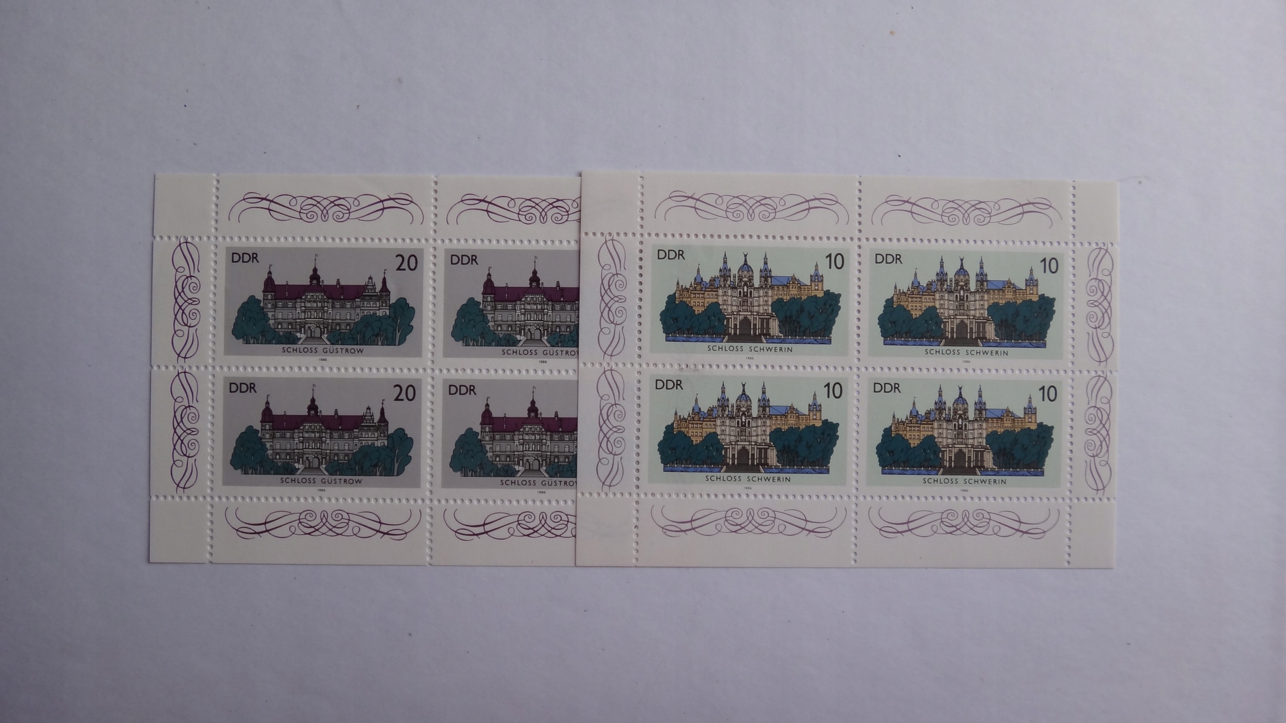 DDR/NRD 1986, Architektura , Mi. Ark. 30-32-3033