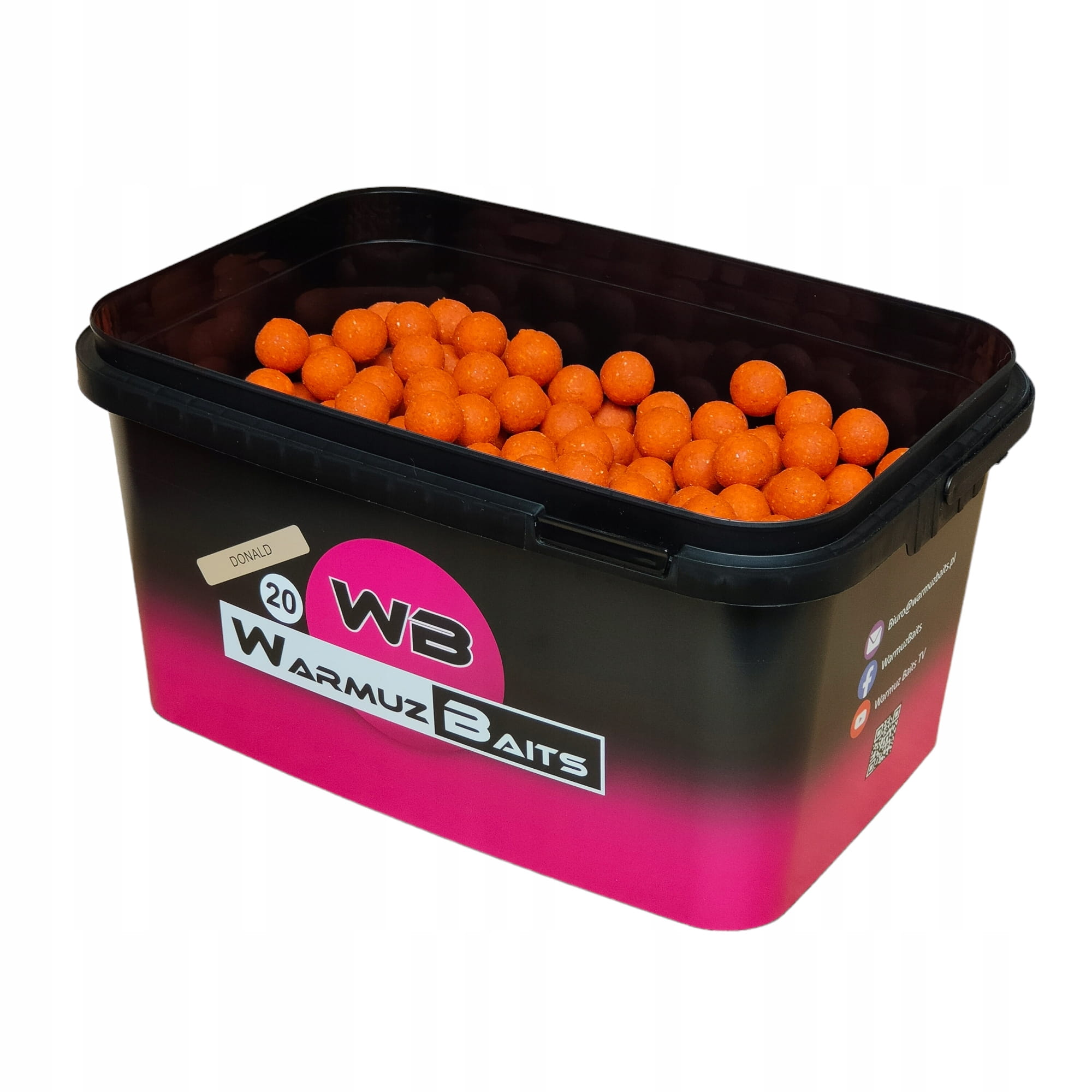 Warmuz Baits Donald Kulki Zanętowe 20mm/3kg Wiadro
