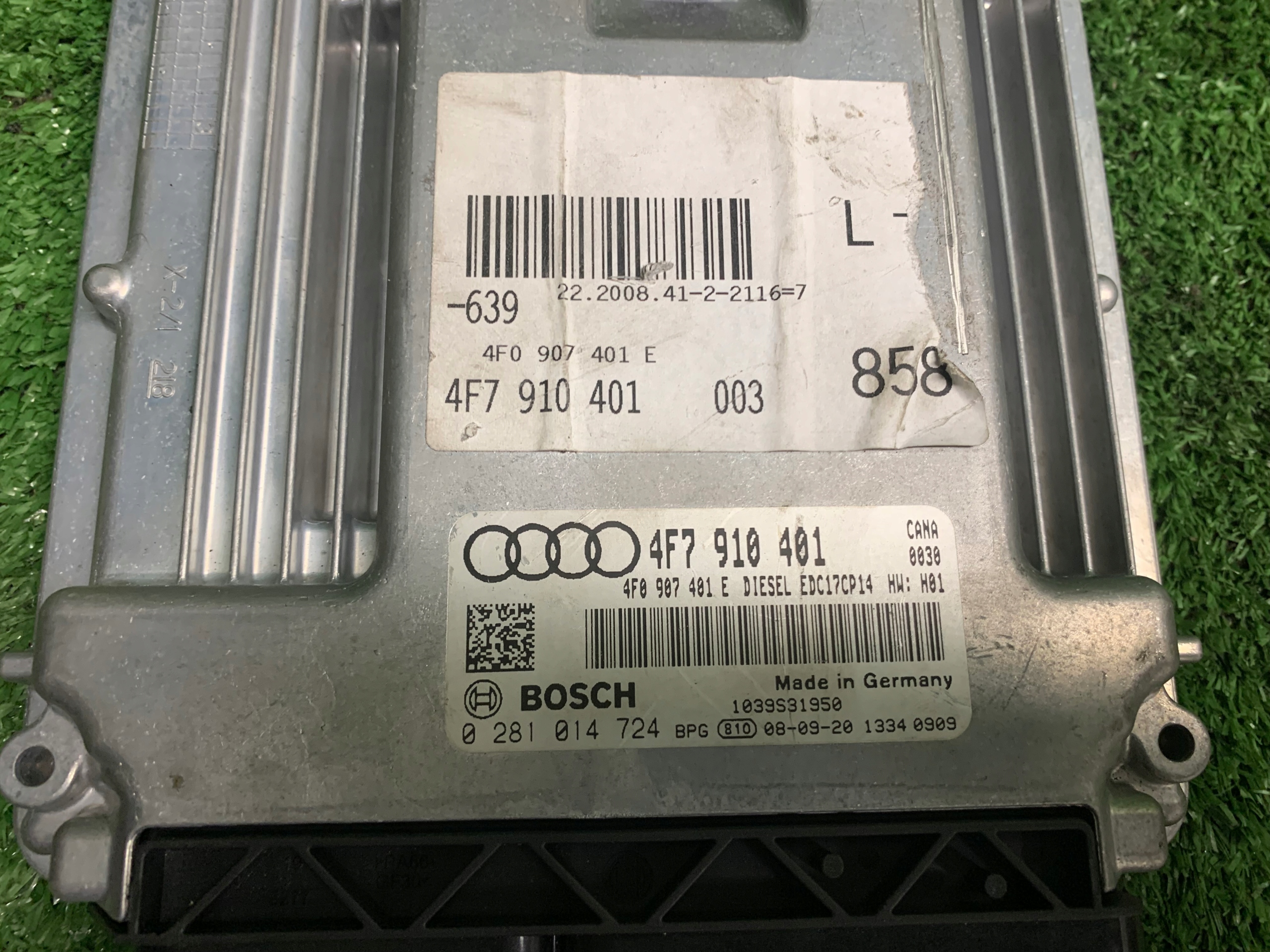 AUDI A6 C6 2.7 TDI computer control unit of the engine 4F7910401