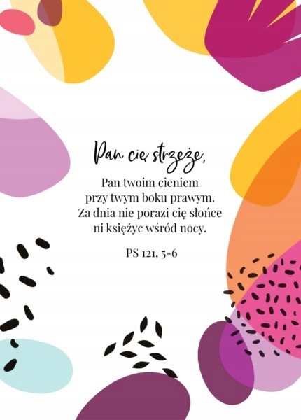 A Kartka składana Pan Cię strzeże
