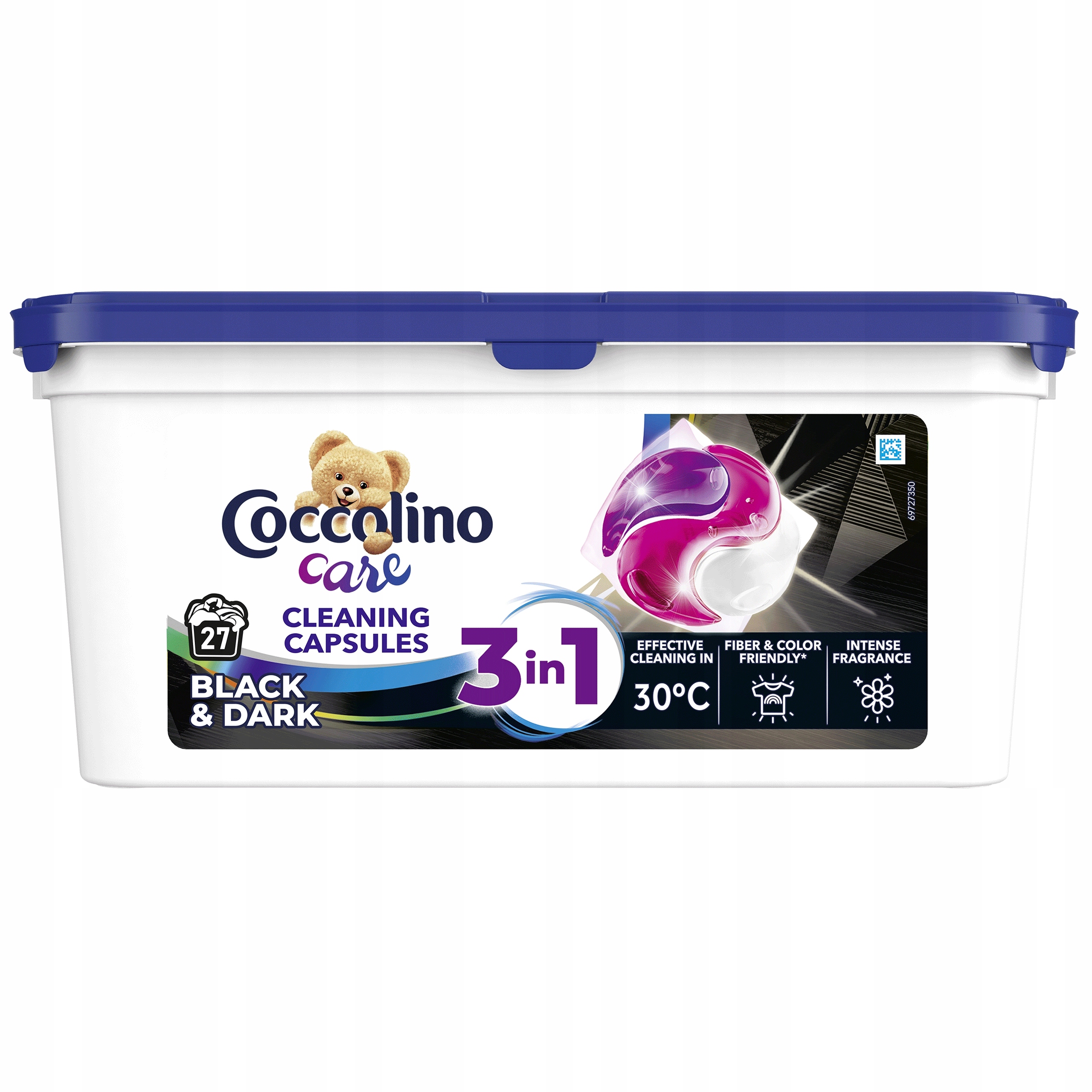 Levně Coccolino Care Kapsle na praní Černá 27ks