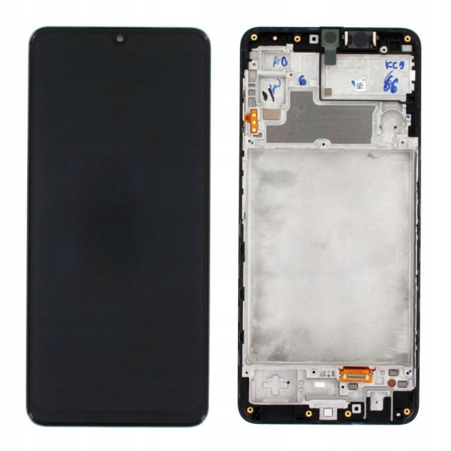 LCD displej Samsung Galaxy M22 (M225) a dotyk čierny s krytom Originál