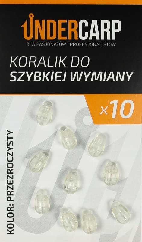 UnderCarp Koraliki do Szybkiej Wymiany Przezroczyste