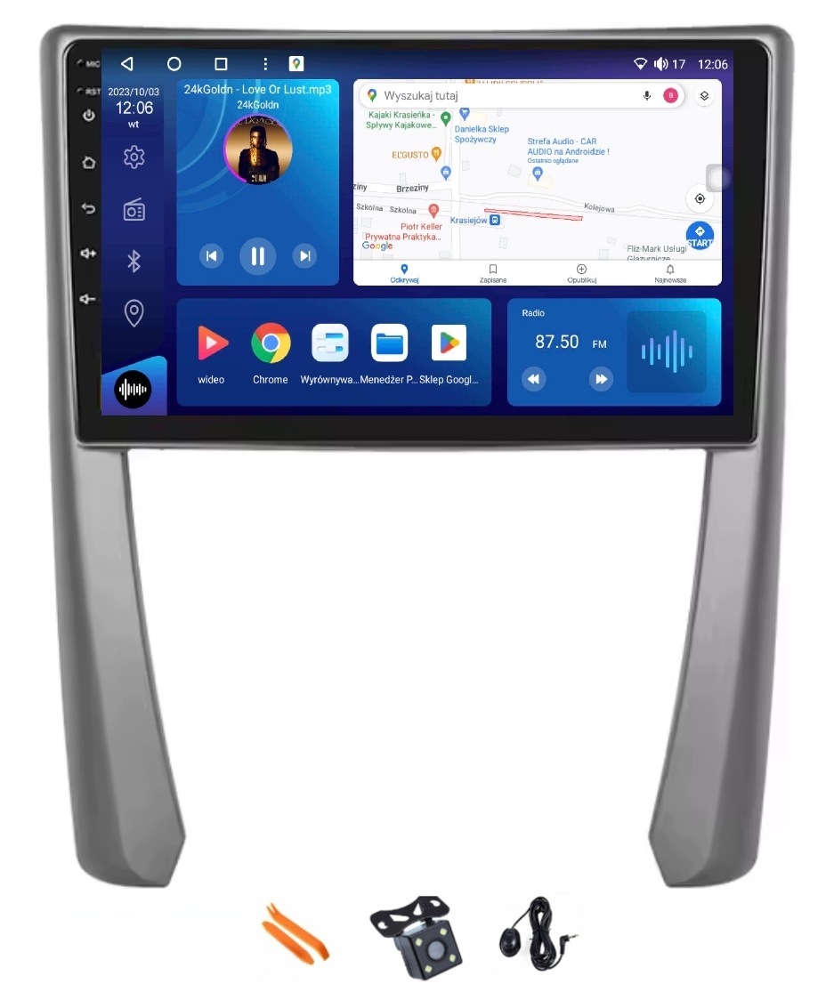 Autorádio Android pre Porsche Boxster Boxster S 05-11 s Apple CarPlay, Lte 4G Gps