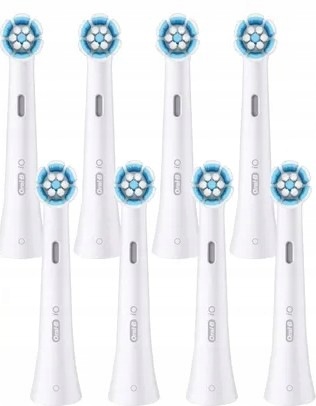 8X Końcówka do szczoteczki magnetycznej Oral-b iO Gentle Care White Biała