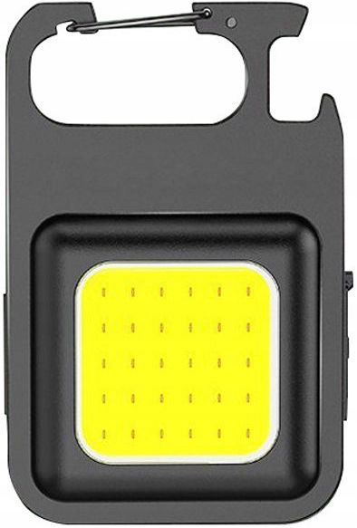 Mini Latarka Kieszonkowa Brelok Led Cob Aluminium