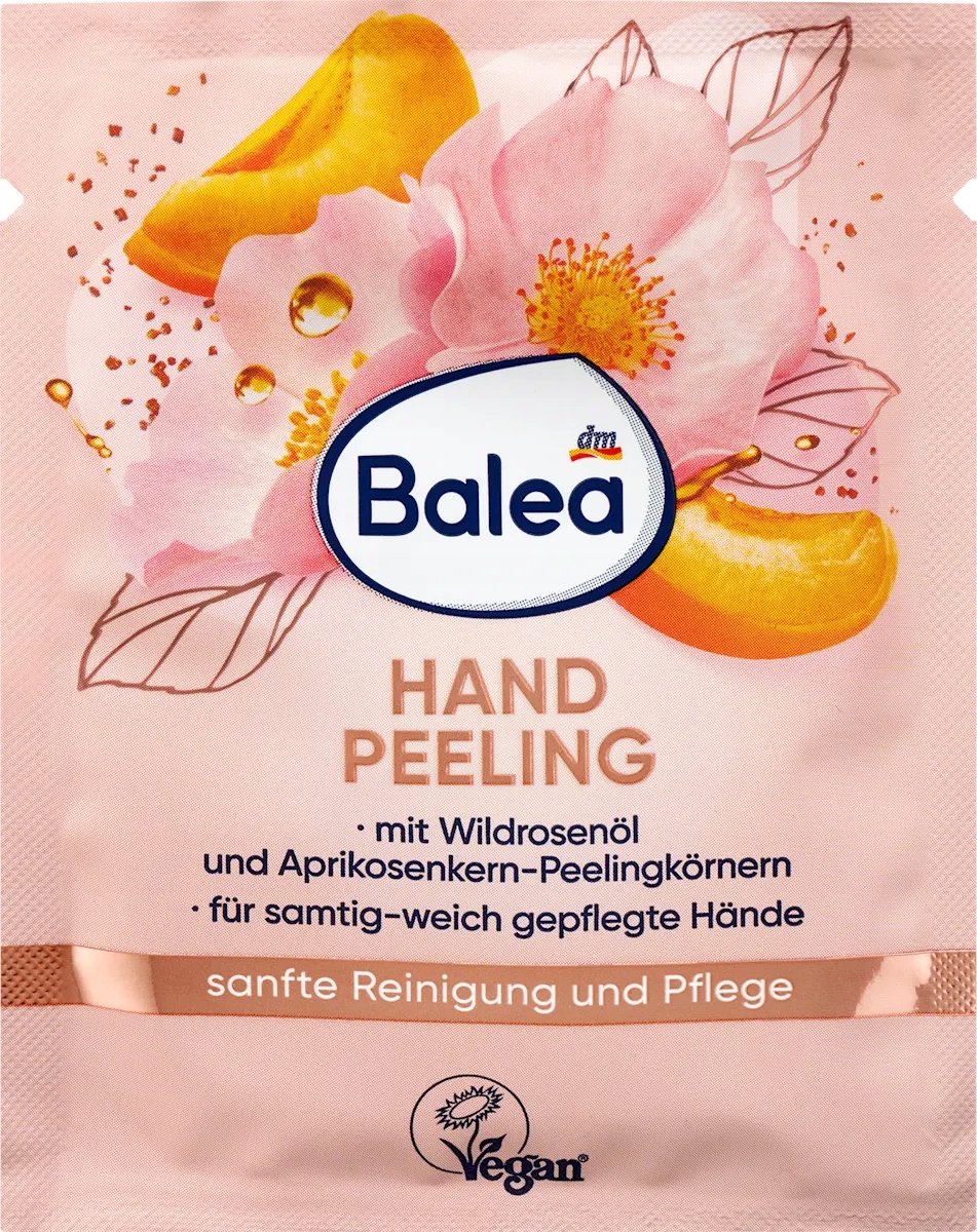 Balea Handpeeling Wildrose i Aprikose 15 ml FROM GERMANY