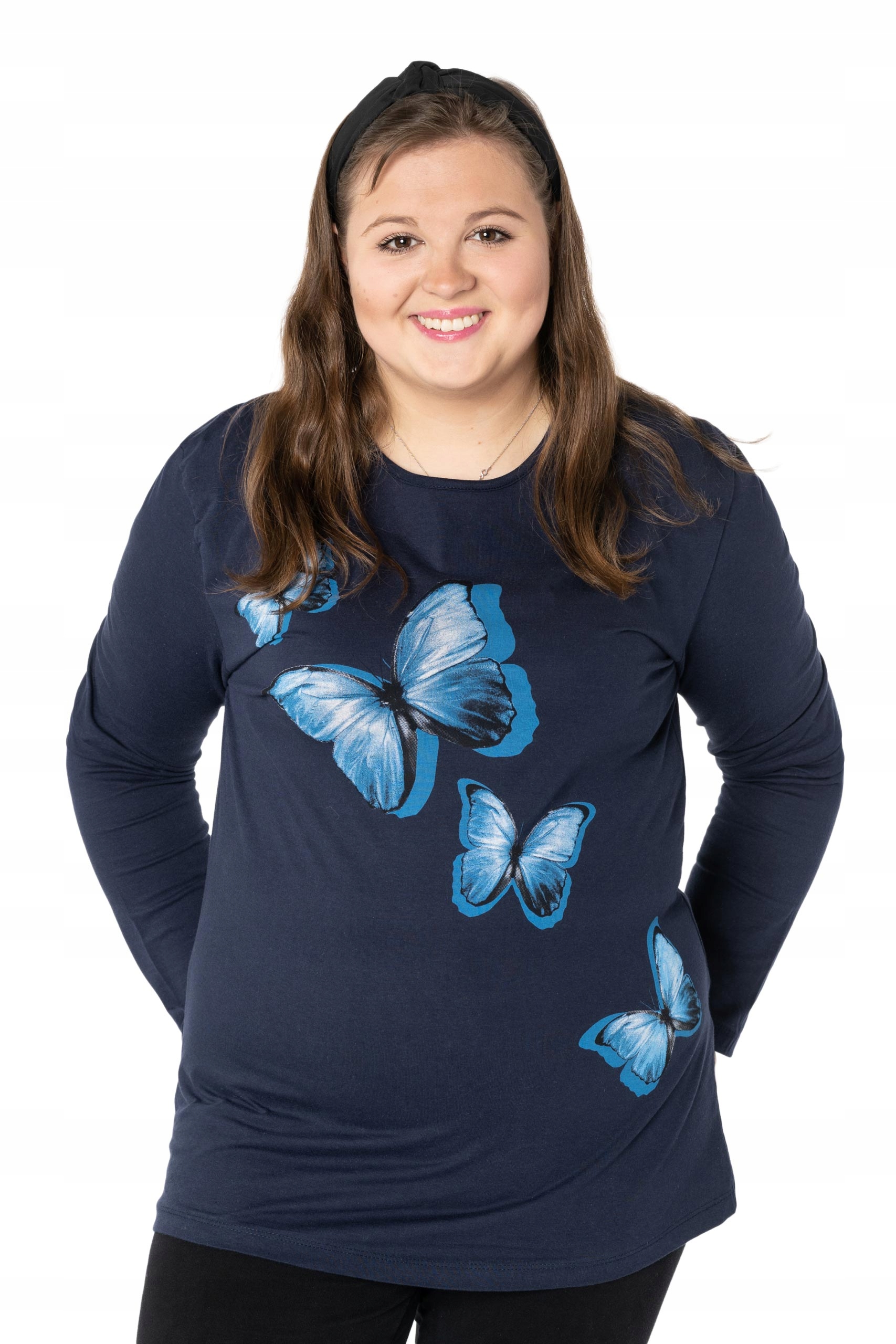 

Bluzka Damska Koszulka z Długim Rękawem 2014-3 4XL