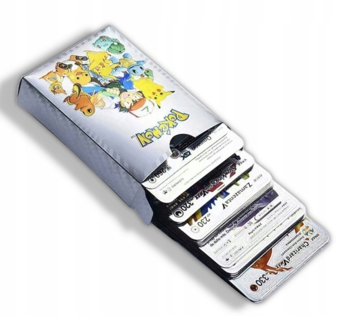 POKEMON TALIA KART KOLEKCJONARSKICH 55 KART - SREBRNE